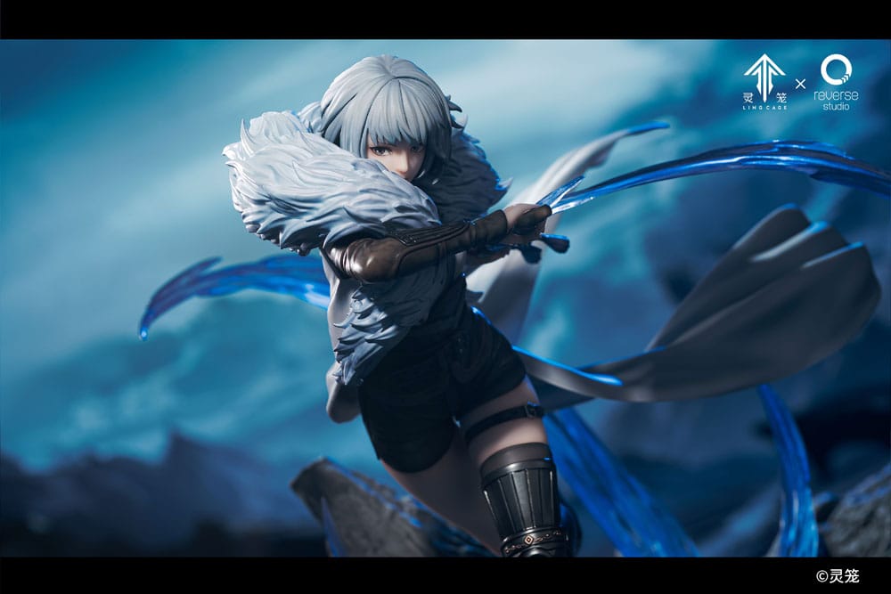 PREORDINE+ CHIUSO 05/2025 Ling Cage: Incarnation Statue 1/7 Bai Yuekui 25 cm