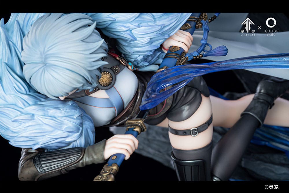 PREORDINE+ CHIUSO 05/2025 Ling Cage: Incarnation Statue 1/7 Bai Yuekui 25 cm