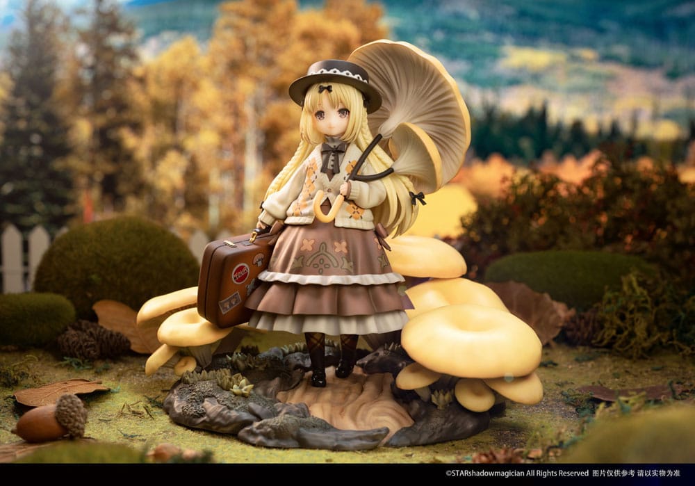 PREORDINE CHIUSO 03/2026 The Mushroom Girls Statue 1/1 Series No.3 Pleurotus Citrinopileatus 24 cm (PREORDINE NON CANCELLABILE)