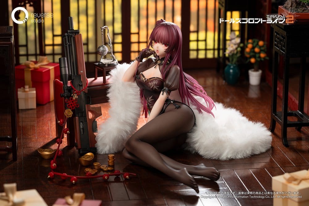 PREORDINE+ 07/2027 (NON CANCELLABILE) Girls´ Frontline 2: Exilium Statue 1/6 Makiatto: Embroidered Bamboo, Blooming Shadows Ver. 13 cm