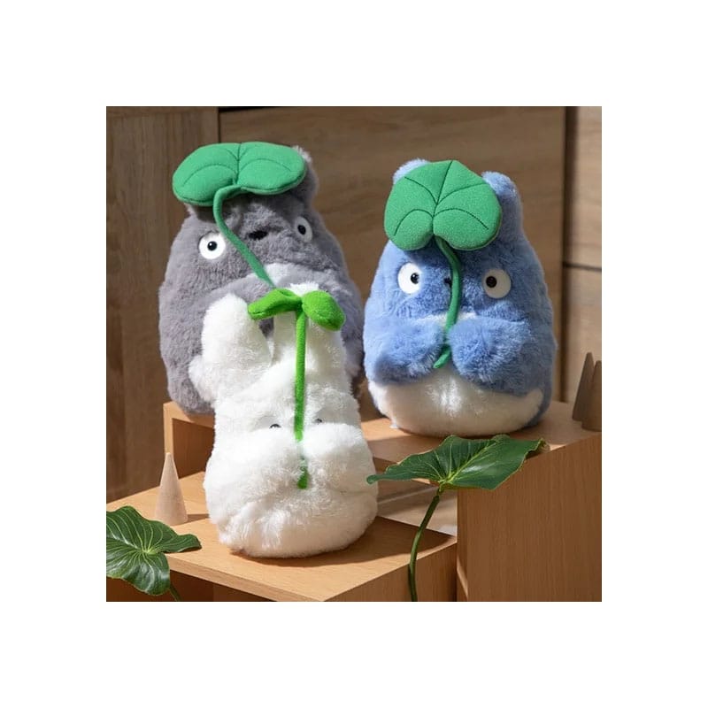 SU ORDINAZIONE My Neighbor Totoro Nakayoshi Plush Figure Small Totoro with leaf 19 cm