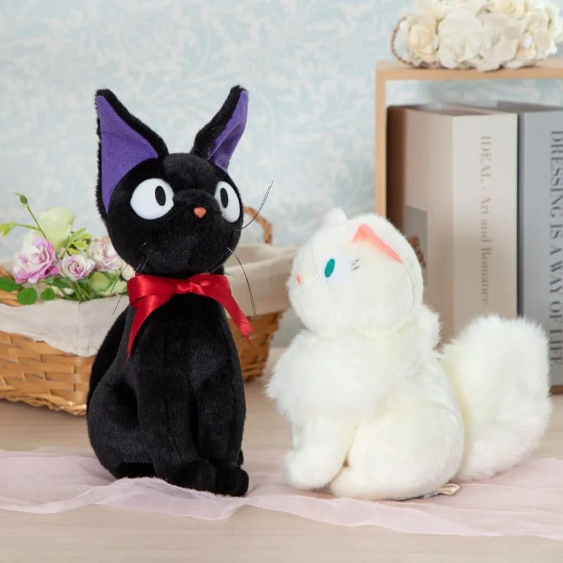SU ORDINAZIONE Kiki's Delivery Service Plush Figure Jiji Sitting M 32 cm