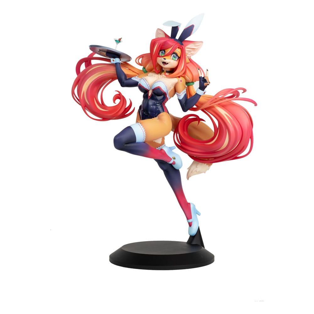 SU ORDINAZIONE Kemono Bishoujo Bunnimals PVC Statue 1/7 Rosa 29 cm 