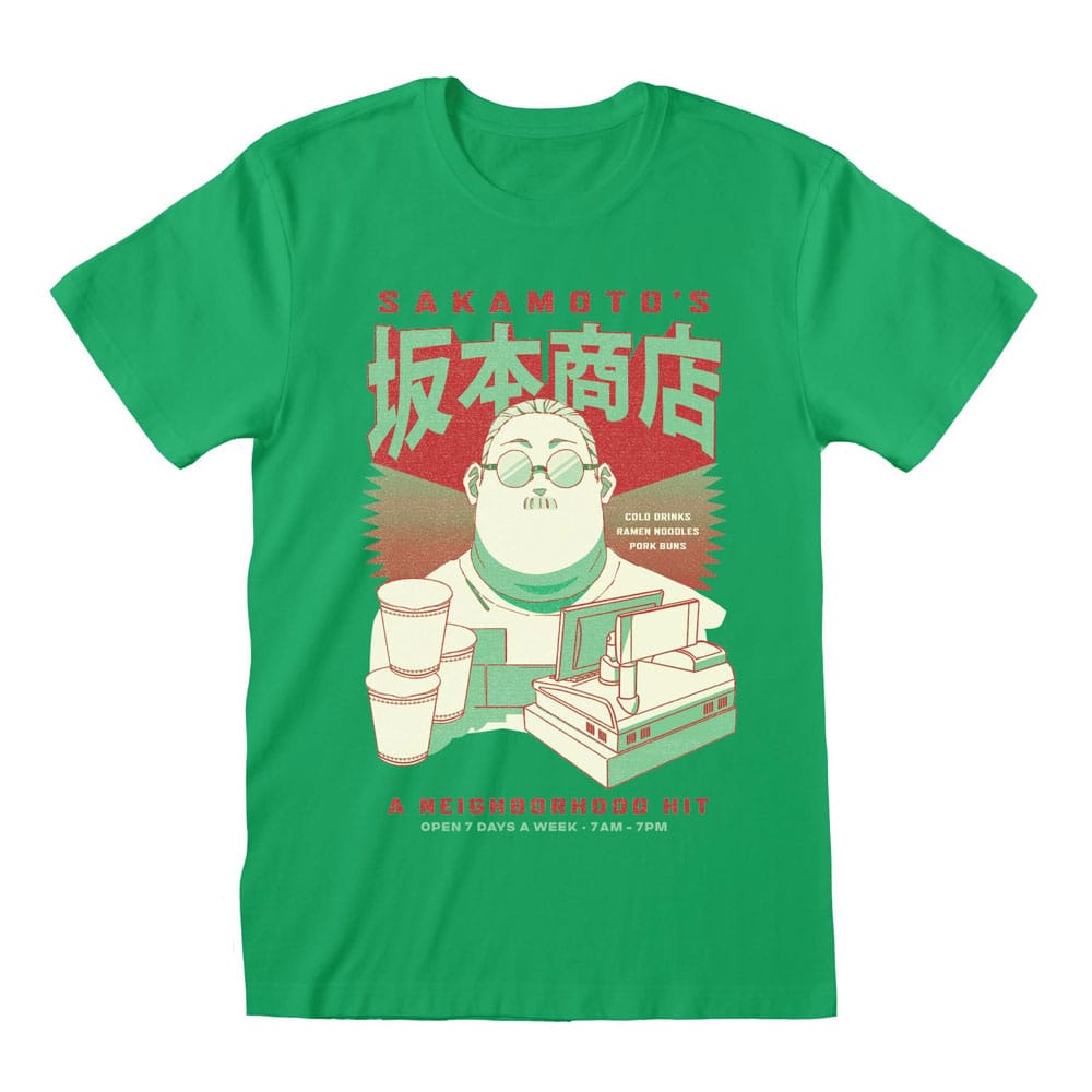 SU ORDINAZIONE Sakamoto Days T-Shirt Greens Size S ESAURITO