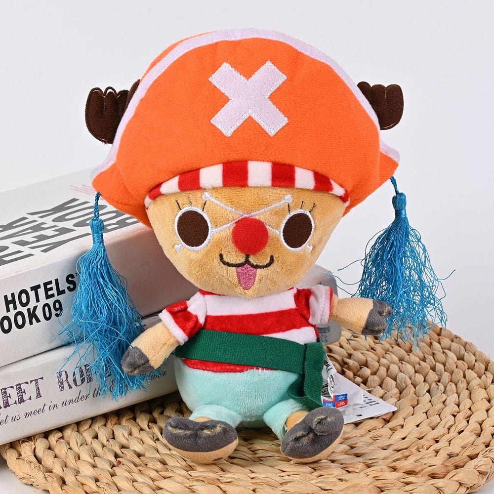SU ORDINAZIONE One Piece Plush Figure Chopper x Buggy 20 cm   