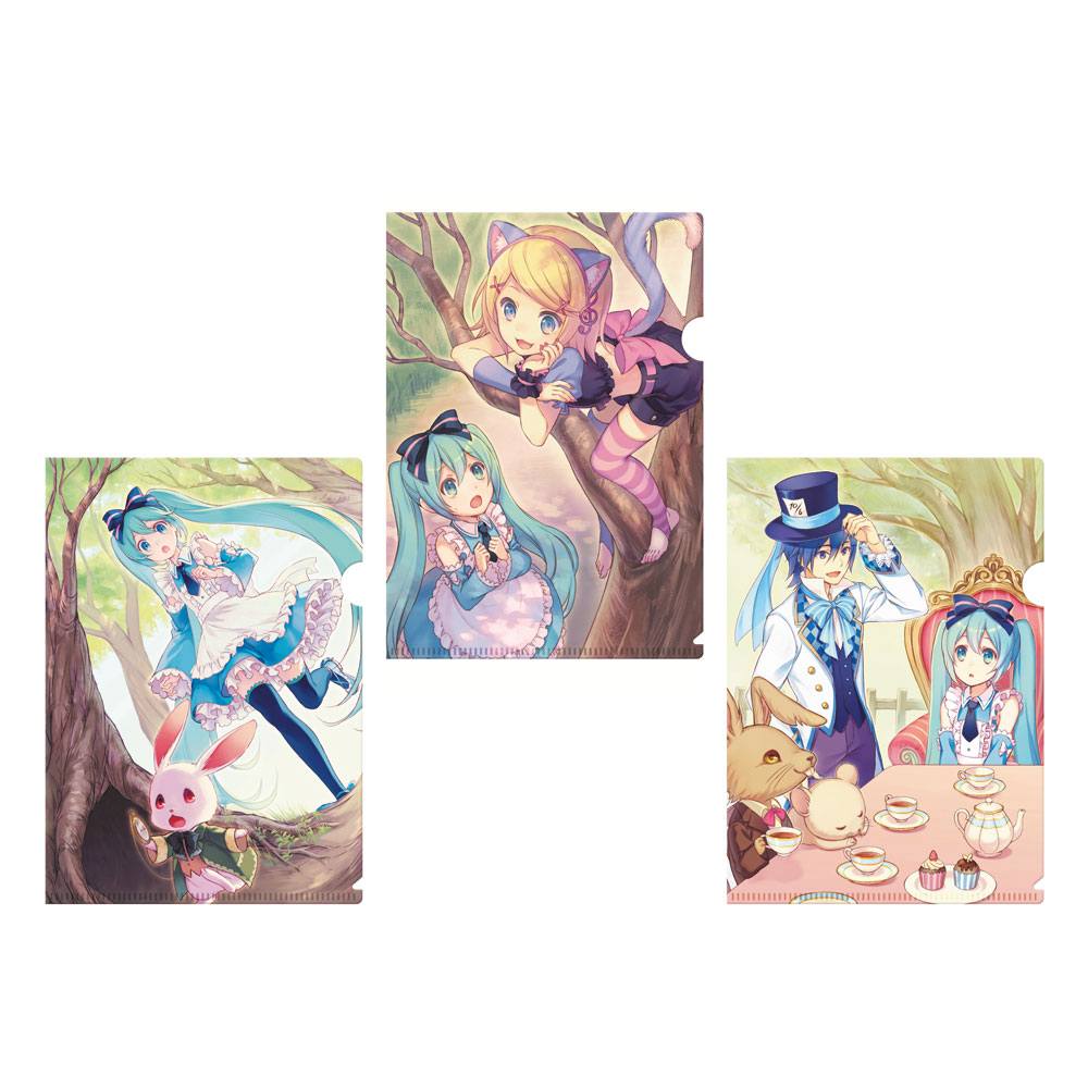 SU ORDINAZIONE Vocaloid Clearfile 3-Set Characters *PREZZO SPECIALE*