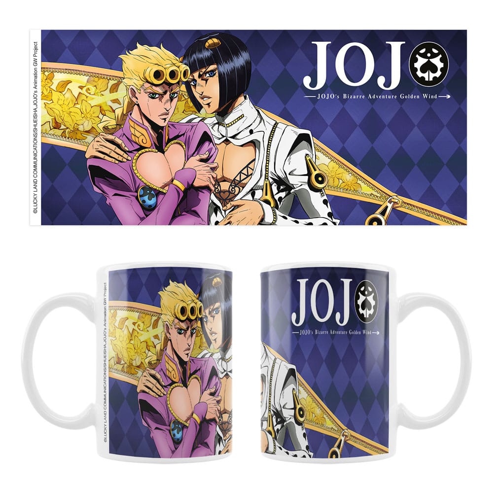 JoJo's Bizarre Adventure Part 5: Golden Wind Ceramic Mug Giorno &amp; Bruno
