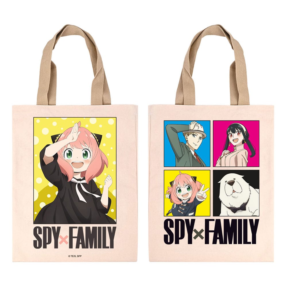 SU ORDINAZIONE Spy x Family Tote Bag Anya & Family