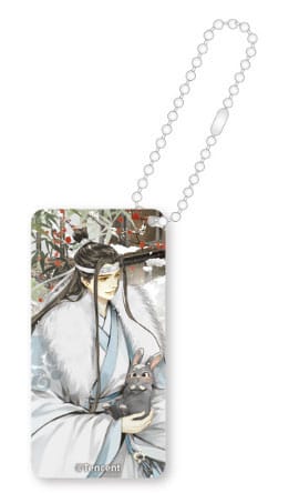 Auf Bestellung gefertigt: Grandmaster of Demonic Cultivation Winter Season Series Acryl-Domino-Schlüsselanhänger Lan Wangji 6 cm *SONDERPREIS* AUSVERKAUFT