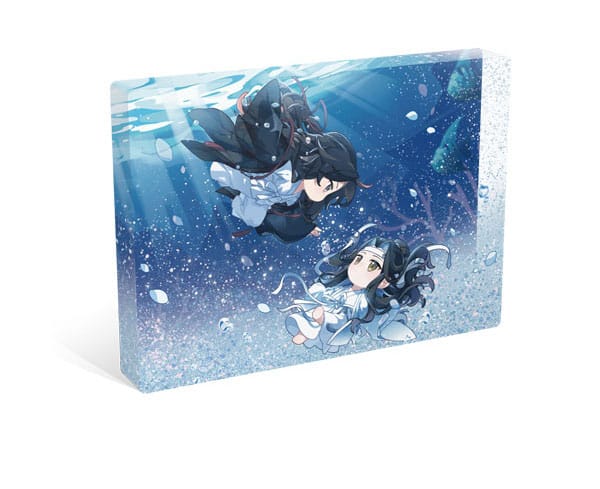 AUF BESTELLUNG Großmeister der dämonischen Kultivierung Acrylblock mit Glitzer Wei Wuxian &amp; Lan Wangji Zhao Xi Chi Ver. 14 x 10 cm