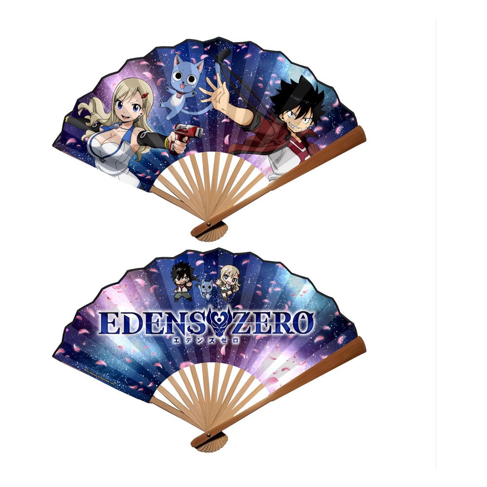SU ORDINAZIONE Edens Zero Folding Fan Rebecca, Happy & Shiki *PREZZO SPECIALE*