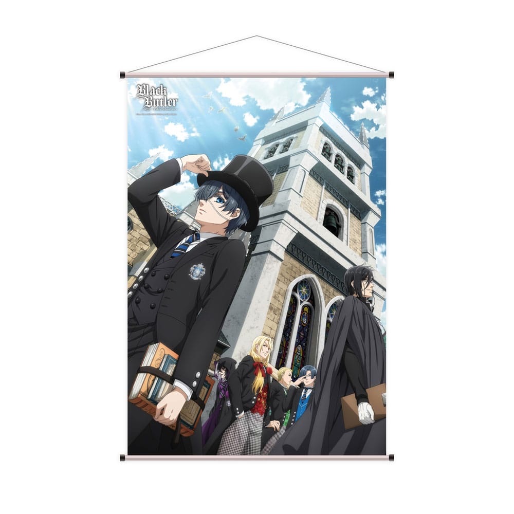 MADE TO ORDER Black Butler Wallscroll Public School Arc 60 x 90 cm