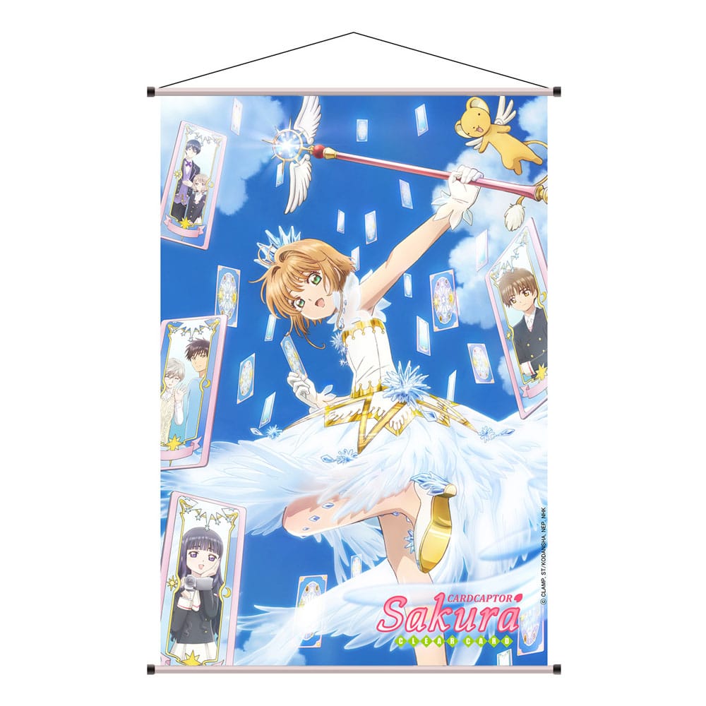 SU ORDINAZIONE Cardcaptor Sakura Clear Card Wallscroll Sakura Kinomoto 60 x 90 cm *PREZZO SPECIALE*