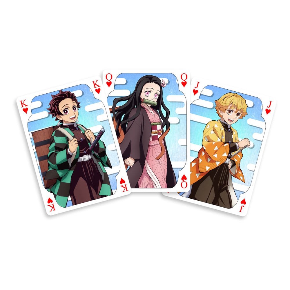 SU ORDINAZIONE Demon Slayer: Kimetsu no Yaiba Playing Cards