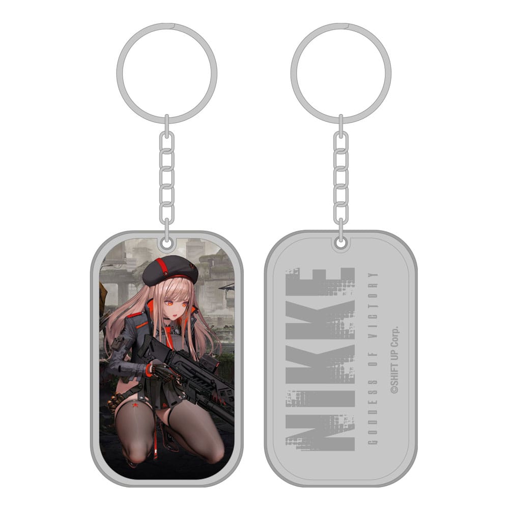 SU ORDINAZIONE Goddess of Victory: Nikke Metal Keychain Rapi 7 cm