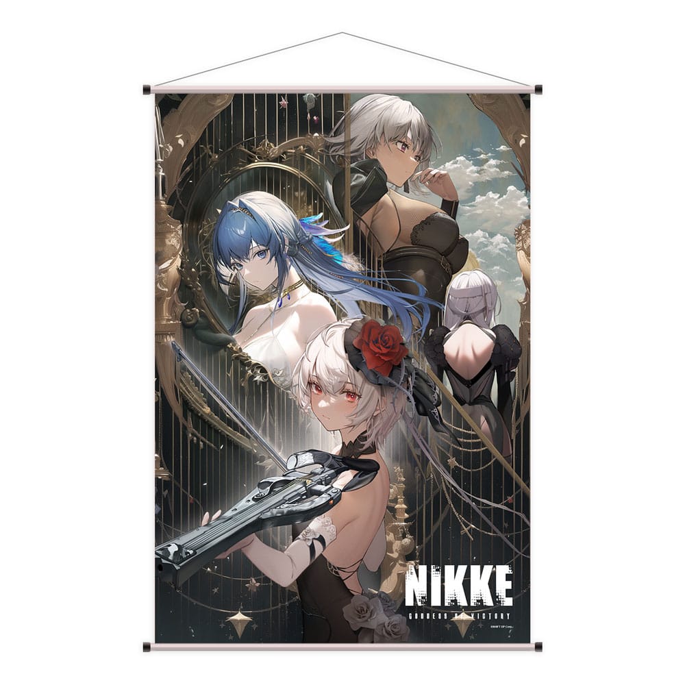 SU ORDINAZIONE Goddess of Victory: Nikke Wallscroll Sugar, Helm, Julia & Modernia 60 x 90 cm