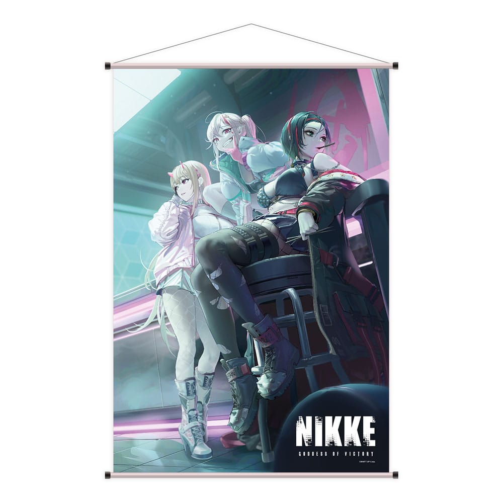 SU ORDINAZIONE Goddess of Victory: Nikke Wallscroll Viper, Jackal & Crow 60 x 90 cm