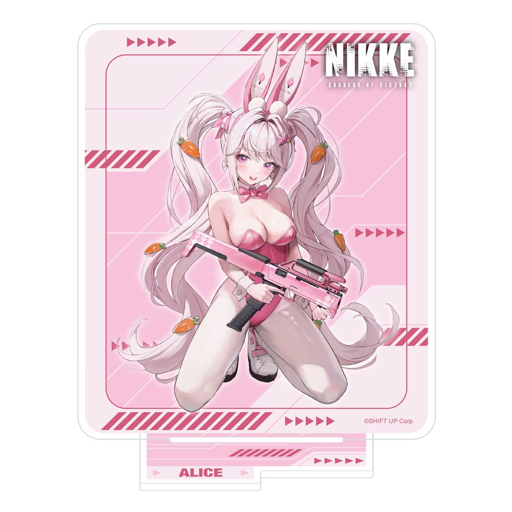 MADE TO ORDER Goddess of Victory: Nikke Crouching Series Acrylic Stand Alice Holographic 14 cm
