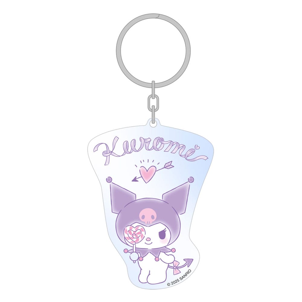 SU ORDINAZIONE Sanrio Acrylic Keychain Kuromi 6 cm