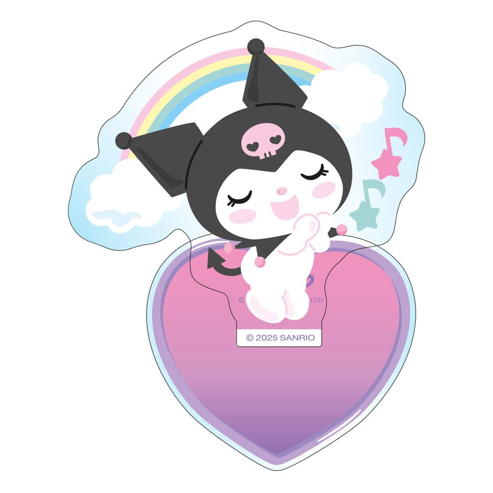 SU ORDINAZIONE Sanrio Acrylic Stand Kuromi My Dream Holographic 6 cm