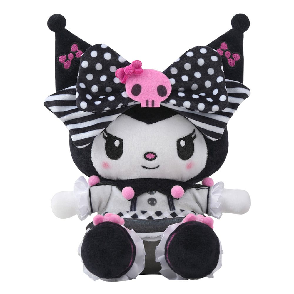 SU ORDINAZIONE Sanrio Pink Black Party Series Plush Figure Kuromi XL 35 cm    