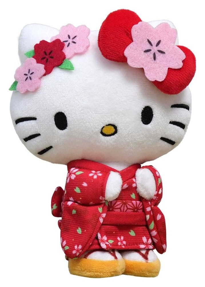 SU ORDINAZIONE Sanrio  Plush Figure Hello Kitty Kimono Version 22 cm        