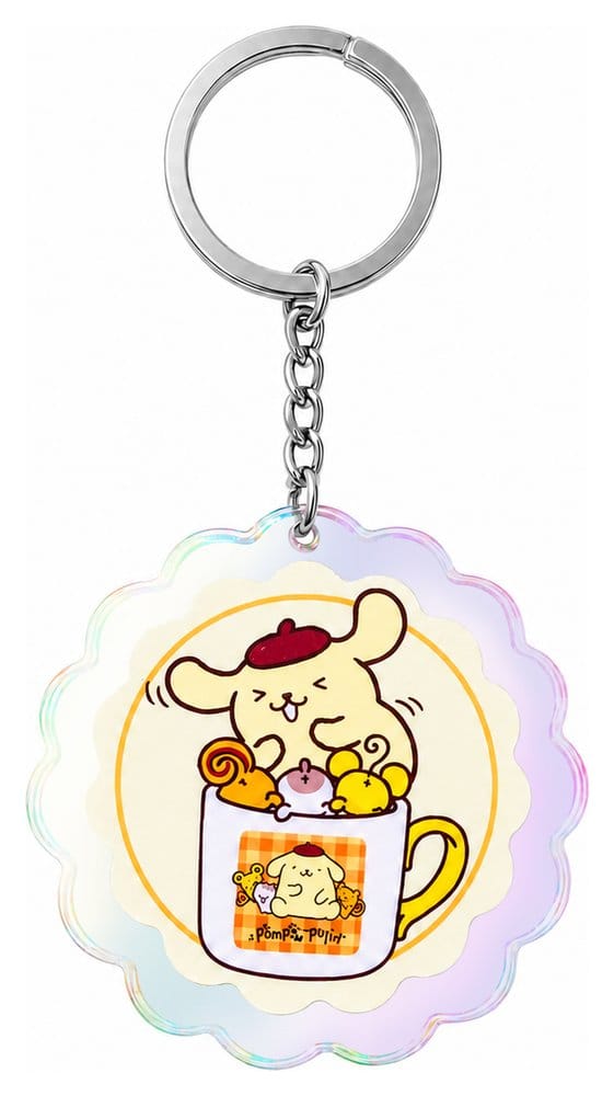 🧪 LAB | SU ORDINAZIONE Sanrio Acrylic Keychain Pompompurin 30th Anniversary Squishy Cute Purin 01