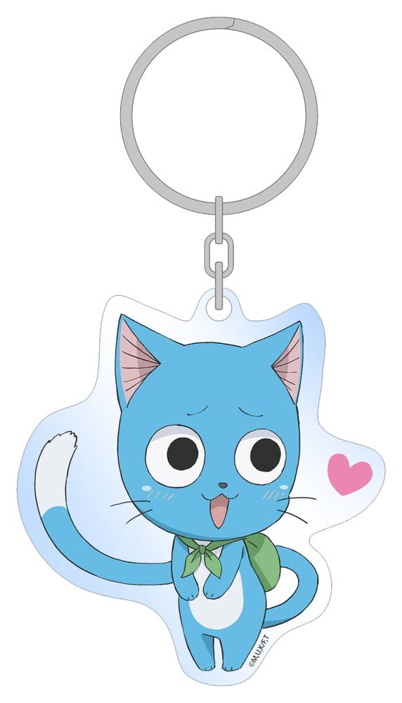 🧪 LAB | PREORDINE+ 06/2027 Fairy Tail: 100 Years Quest Acrylic Keychain Happy 6 cm
