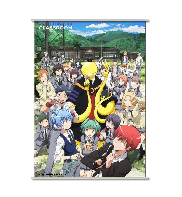 AUF BESTELLUNG Assassination Classroom Wallscroll Koro &amp; Studenten 90 x 60 cm