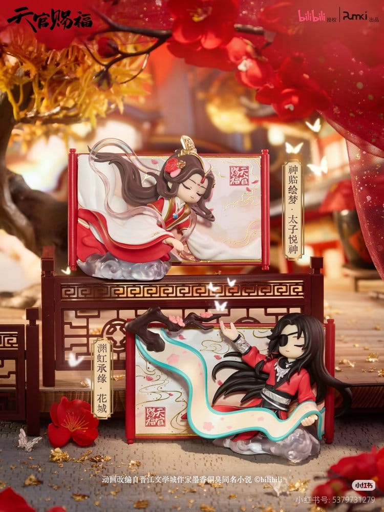 SU ORDINAZIONE Heaven Official's Blessing Mini Figures Gong Fu Jing Juan Series 13 cm Blind Box Display (8)
