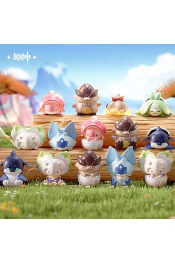 SU ORDINAZIONE Genshin Impact Natlan Saurian Series Mini Figures 4 cm Blind Box Display (20)