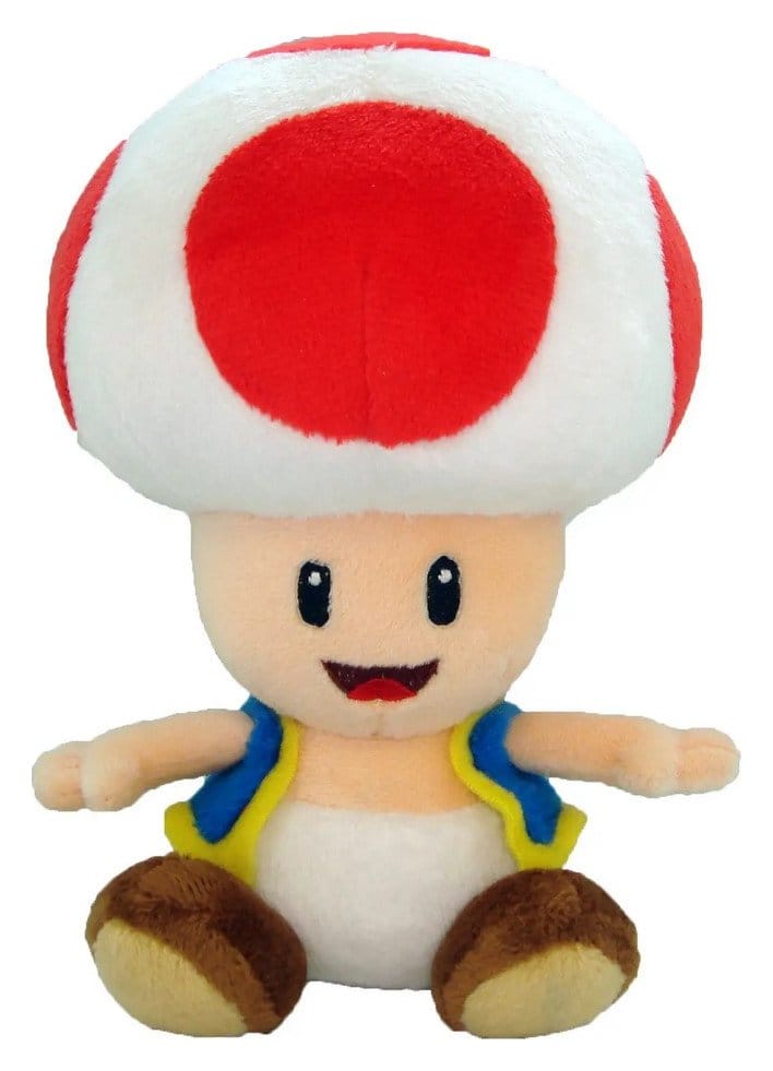 🧪 LAB | SU ORDINAZIONE Super Mario Plush Figure Toad 17 cm