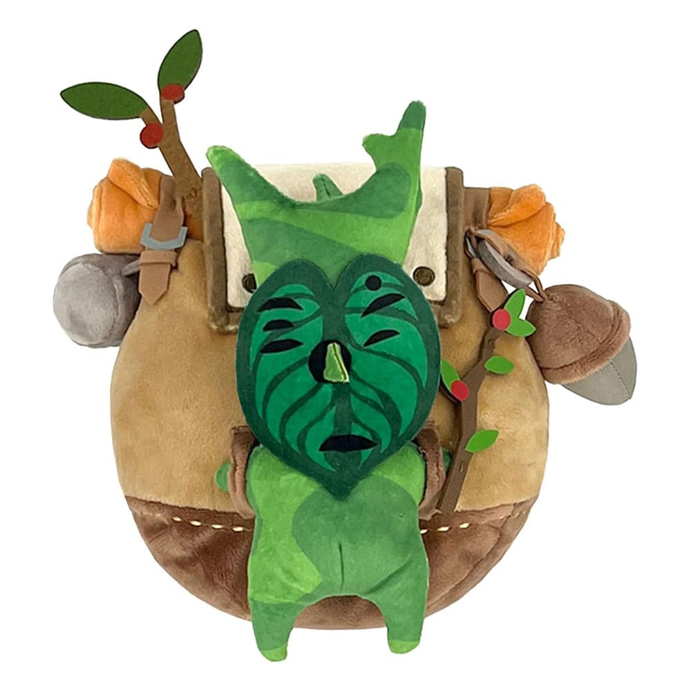 SU ORDINAZIONE The Legend of Zelda: Tears of the Kingdom Plush Figure ZP04 Korok with Backpack Brown 17 cm