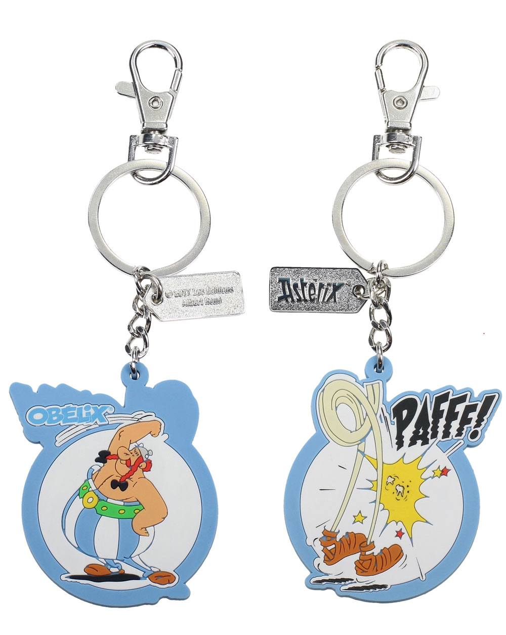 🧪 LAB | SU ORDINAZIONE Asterix Rubber Keychain Obelix 7 cm