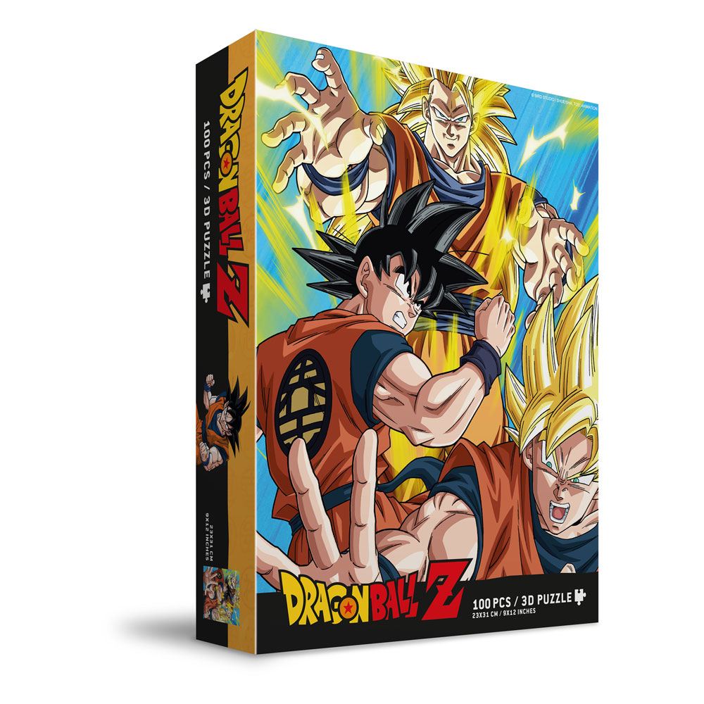 SU ORDINAZIONE Dragon Ball Z Jigsaw Puzzle with 3D-Effect Goku Saiyan (100 pieces)