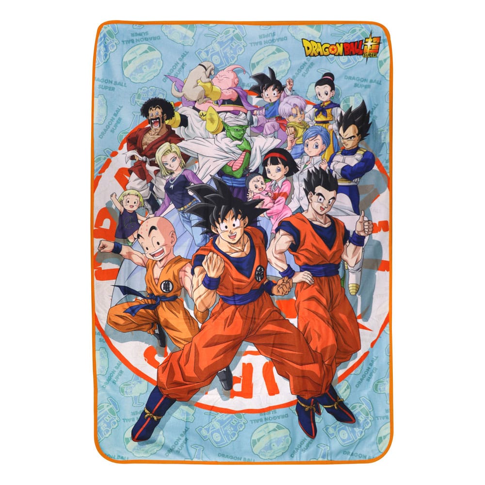 SU ORDINAZIONE Dragon Ball Super Fleece Blanket Universe Survival Iconic Characters 100 x 150 cm
