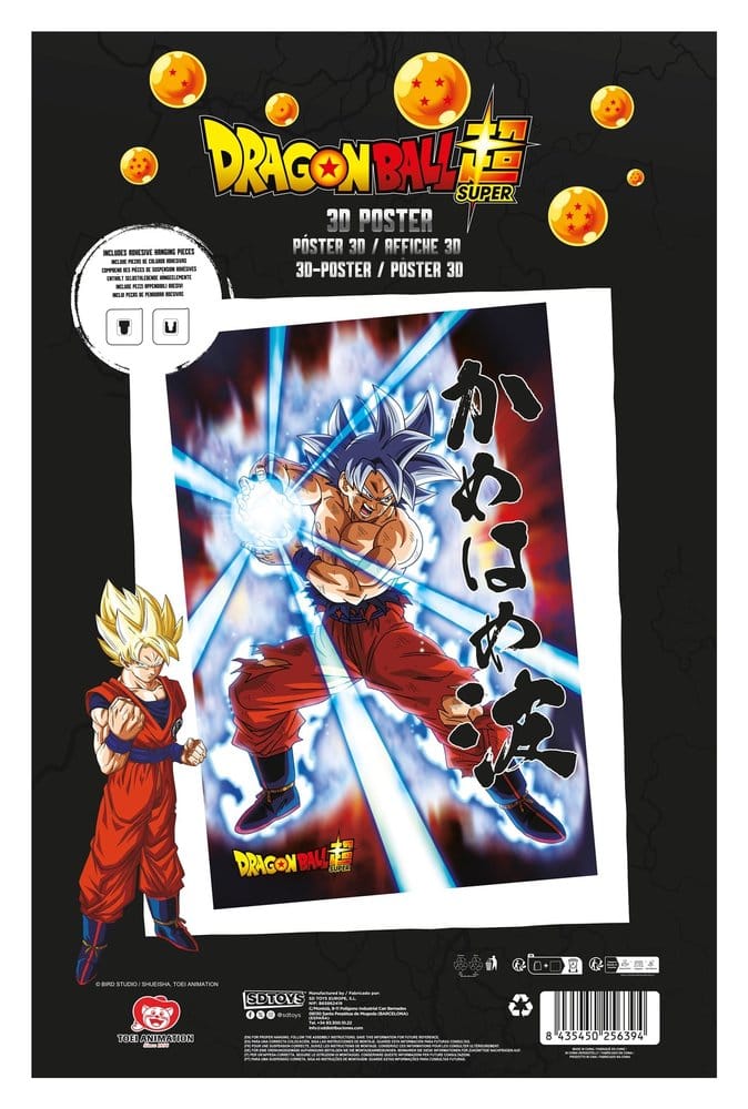SU ORDINAZIONE Dragon Ball Super 3D Poster Survival Goku 38 x 58 cm 