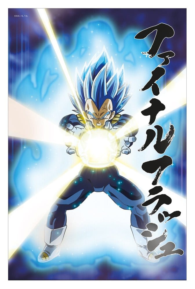 SU ORDINAZIONE Dragon Ball Super 3D Poster Survival Vegeta 38 x 58 cm 