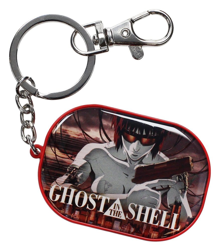 SU ORDINAZIONE Ghost in the Shell Metal Keychain Armed Motoko 14 cm