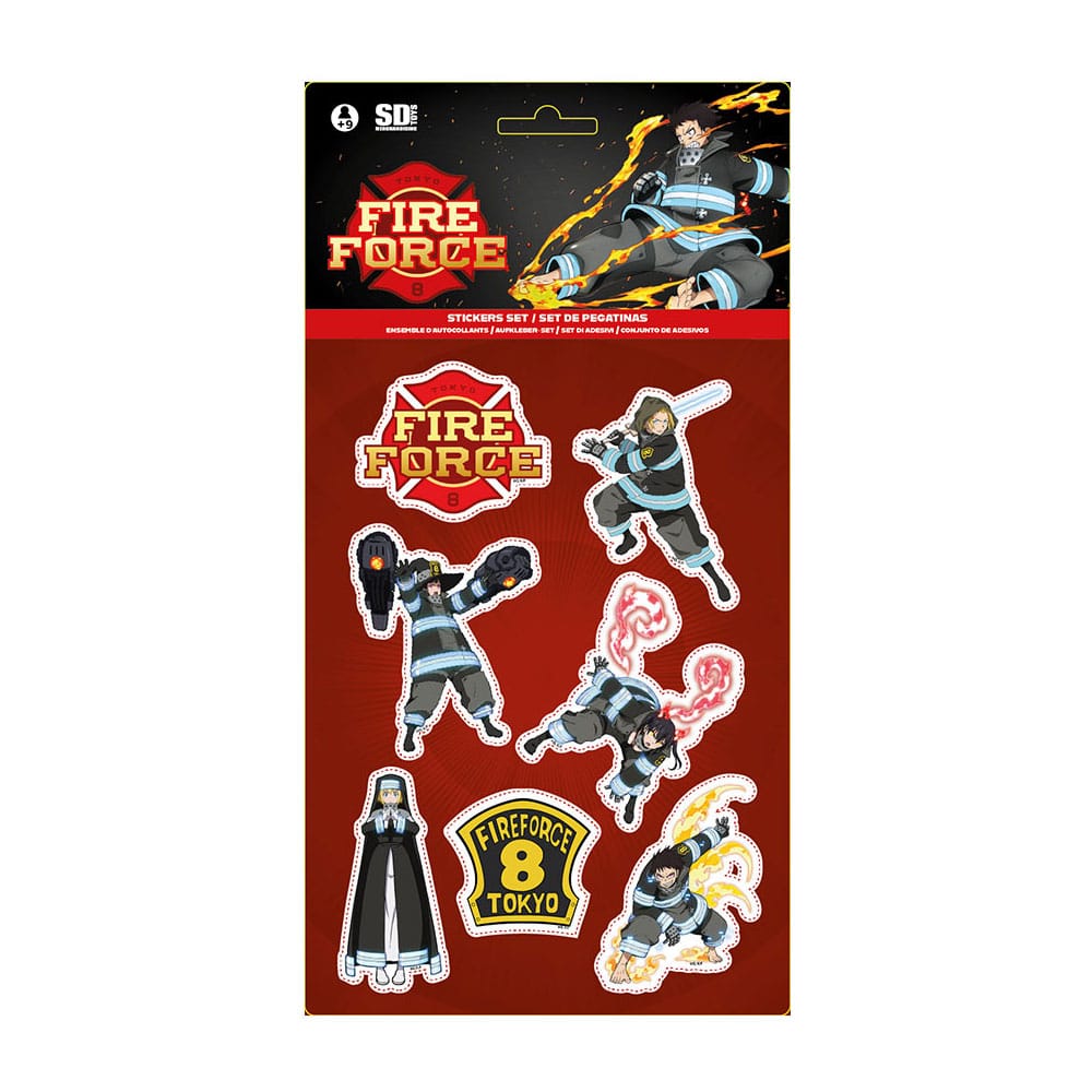 Fire Force Deluxe-Aufkleber-Set (auf Bestellung gefertigt) *SONDERPREIS*