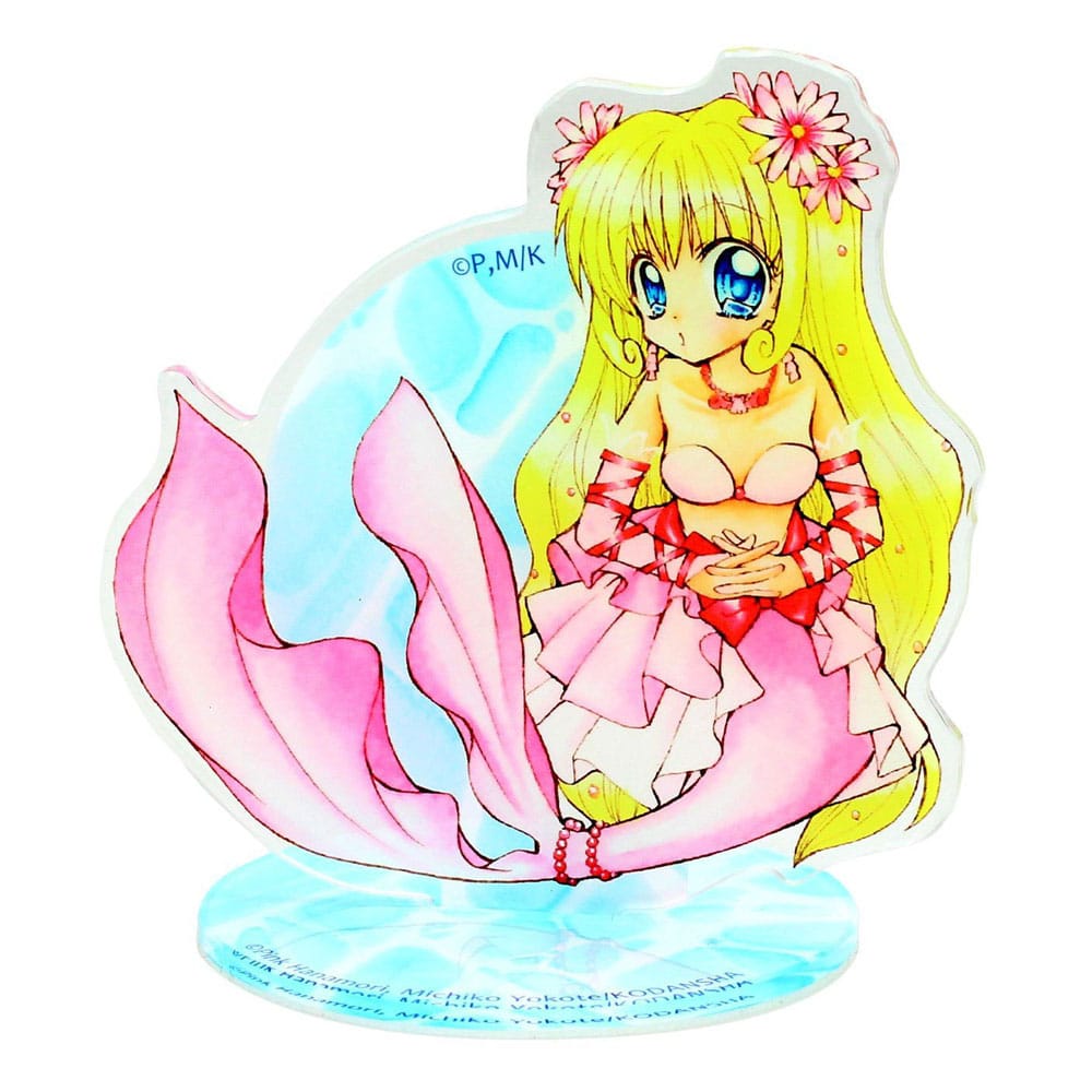 SU ORDINAZIONE Mermaid Melody: Pichi Pichi Pitch Acrylic Figure Luchia Nanami with Flowers 21 cm *PREZZO SPECIALE*