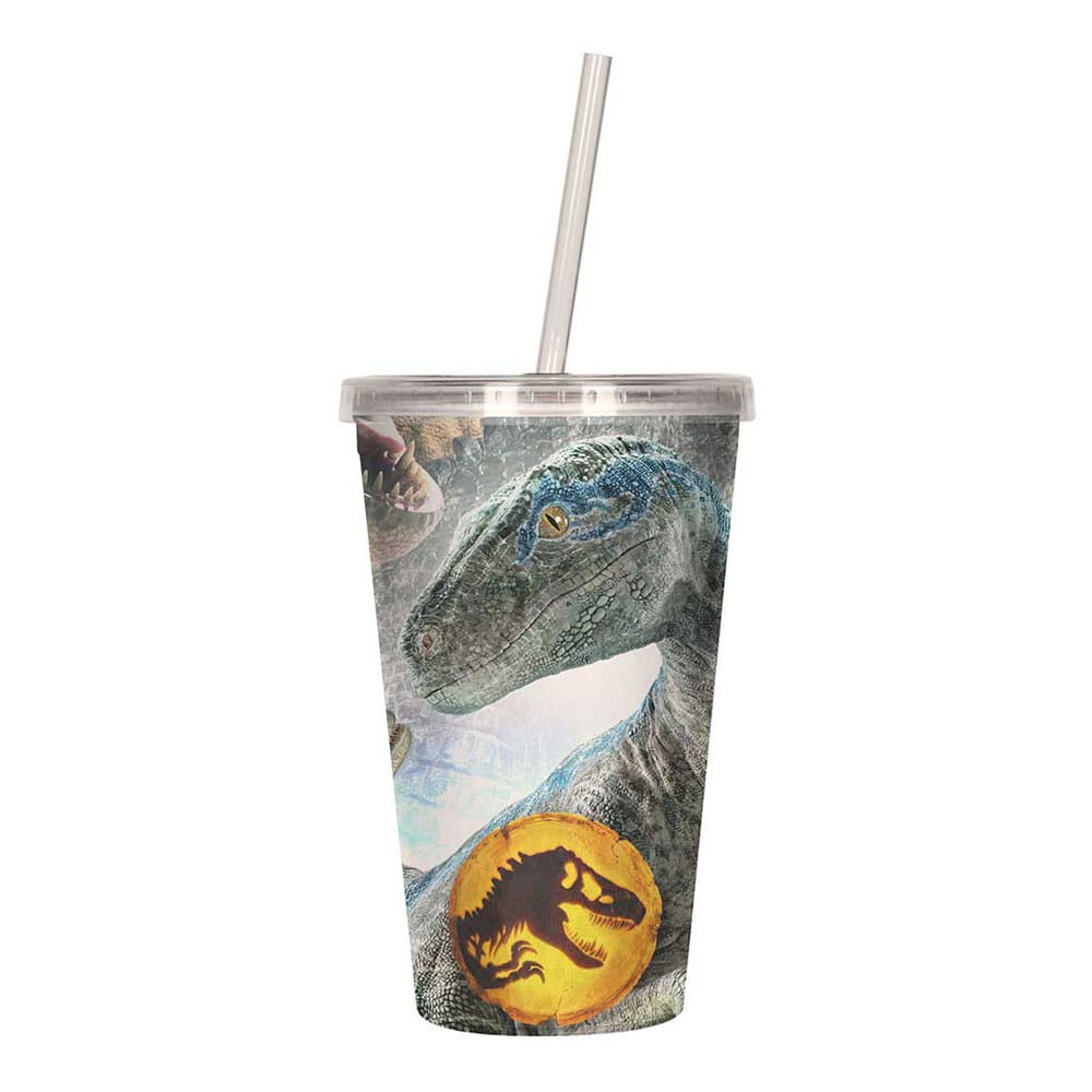 SU ORDINAZIONE Jurassic World 3D Cup & Straw Biosync