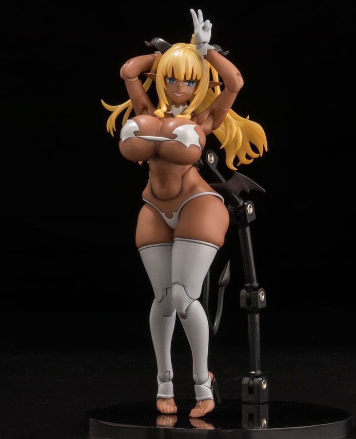 PREORDINE CHIUSO 08/2025 Original Character by Asanagi Girls Series Action Figure Succubus Queen Lisbeth Tanned Ver. 17 cm (18+) (PREORDINE NON CANCELLABILE)