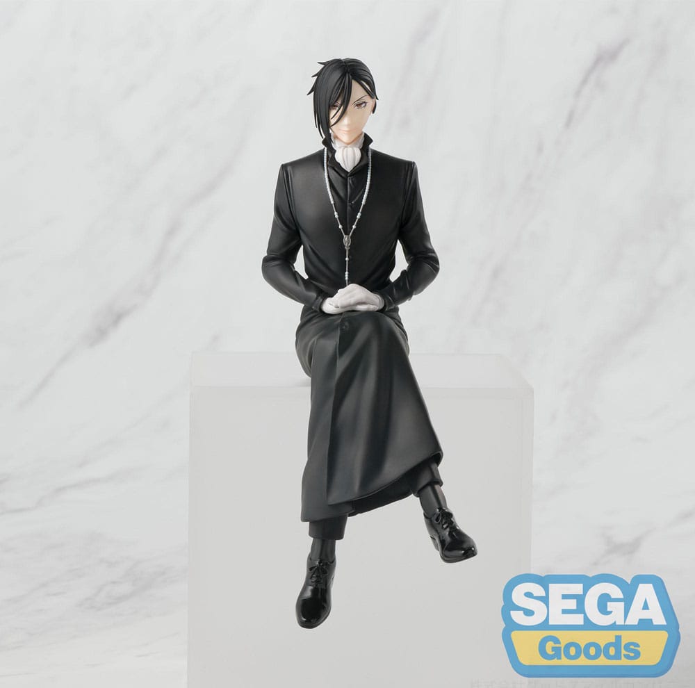 PREORDER+ 05/2026 Black Butler: Boarding School Arc PM Perching PVC Statue Sebastian Michaelis 16 cm