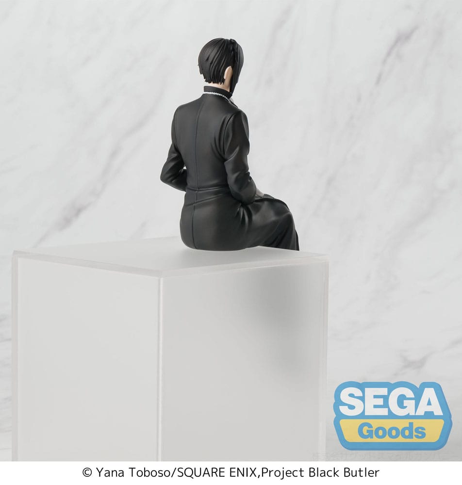 PREORDER+ 05/2026 Black Butler: Boarding School Arc PM Perching PVC Statue Sebastian Michaelis 16 cm