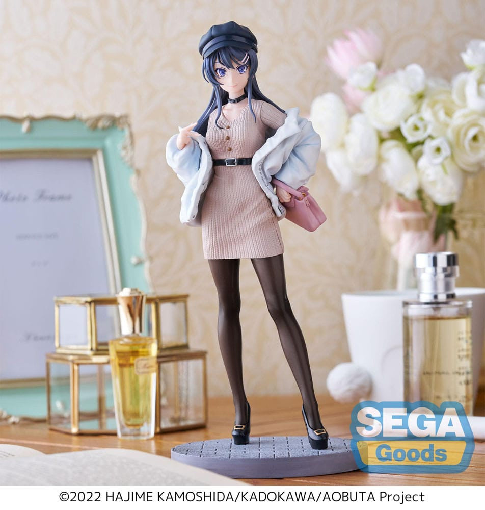 PREORDINE ESAURITO Rascal Does Not Dream of a Bunny Girl Senpai Luminasta PVC Statue Mai Sakurajima Casual Clothes Ver. 21 cm (PREORD. SECONDA CHANCE)