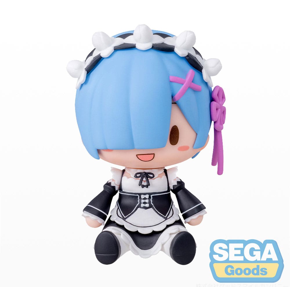 SU ORDINAZIONE Re:Zero Starting Life in Another World Fuwa Petit Chibi Figure Rem 8 cm
