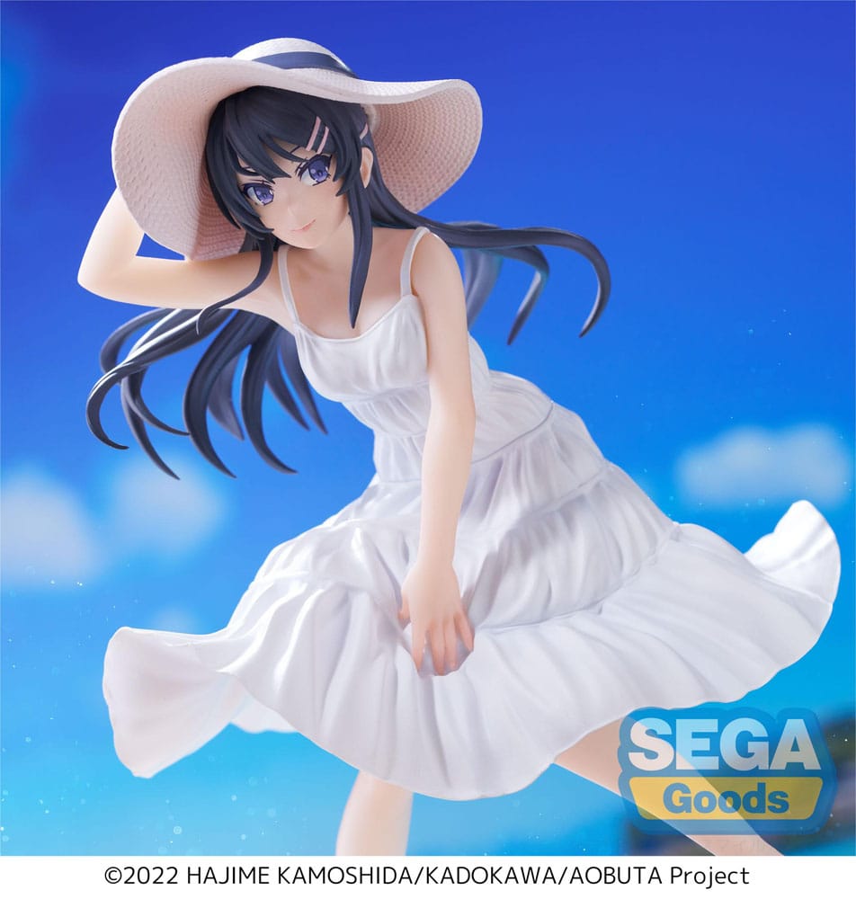 IN STOCK Rascal Does Not Dream of a Bunny Girl Senpai Luminasta PVC Statue Mai Sakurajima Summer Dress 17 cm