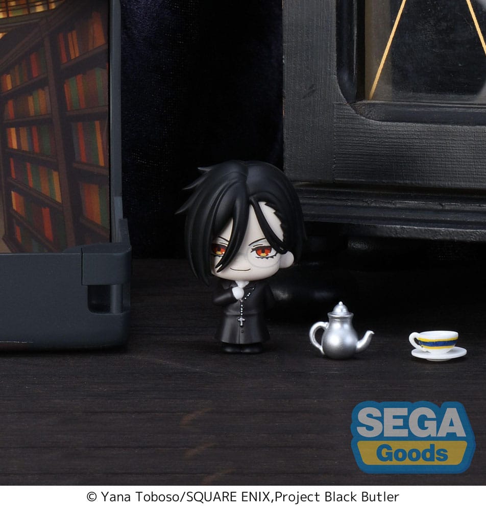 PREORDINE+ CHIUSO 03/2026 Black Butler: Boarding School Arc Petite World Memories Mini Figure Sebastian Michaelis (EX) 8 cm