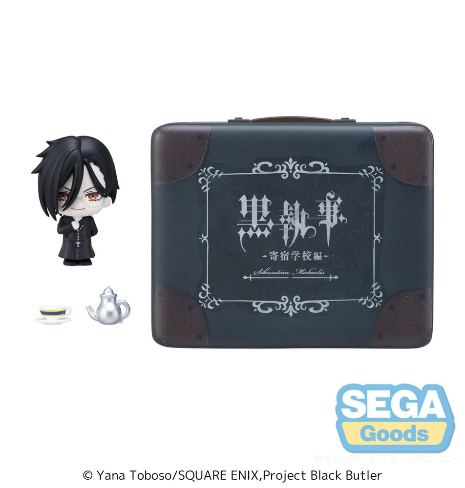 PREORDINE+ CHIUSO 03/2026 Black Butler: Boarding School Arc Petite World Memories Mini Figure Sebastian Michaelis (EX) 8 cm